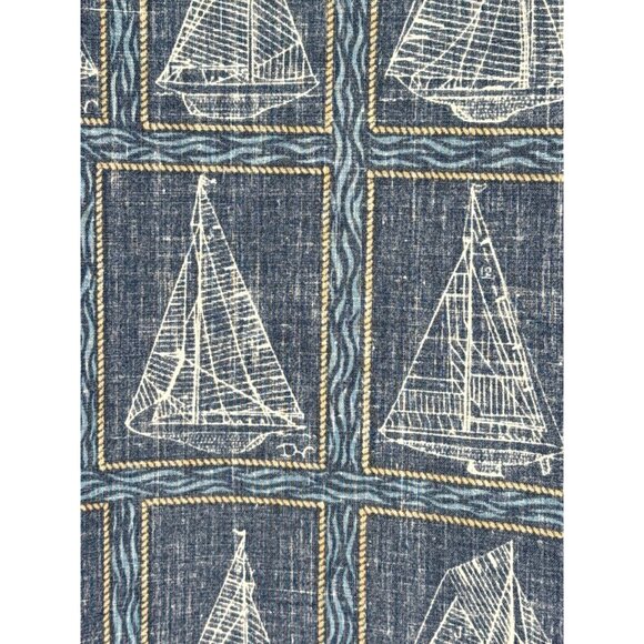 Dietrich Varez Reyn Spooner Mens Nautical Sailboat Print Blue‎ Button-Down Shirt - Picture 5 of 9
